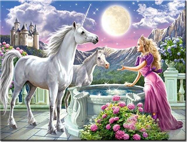 La Bella E L'Unicorno Diamond Painting | Seos Shop ®