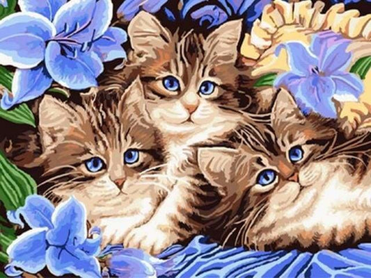 La Famiglia Dei Gatti Diamond Painting