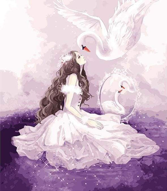 La Principessa E Il Cigno Diamond Painting