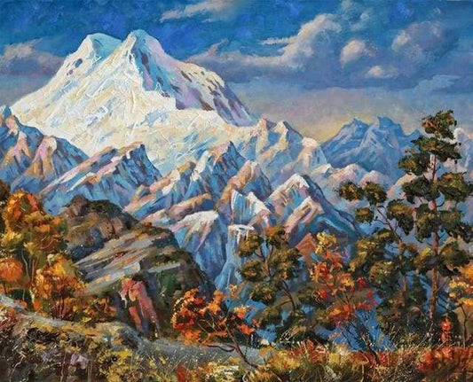 La Vetta Della Montagna Diamond Painting