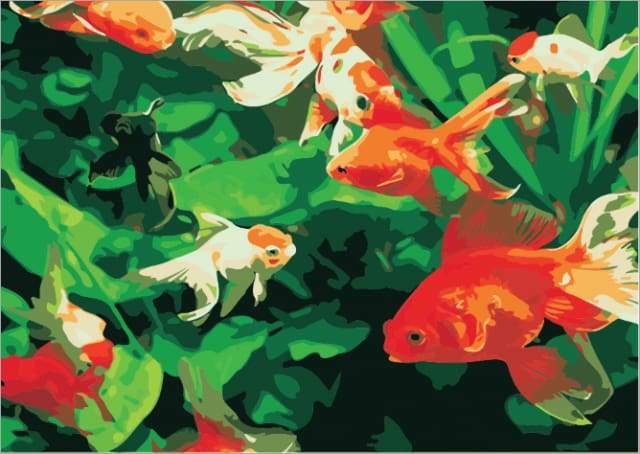 La Vita Con Il Pesce Rosso Diamond Painting