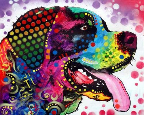 Labrador Pop Art Diamond Painting