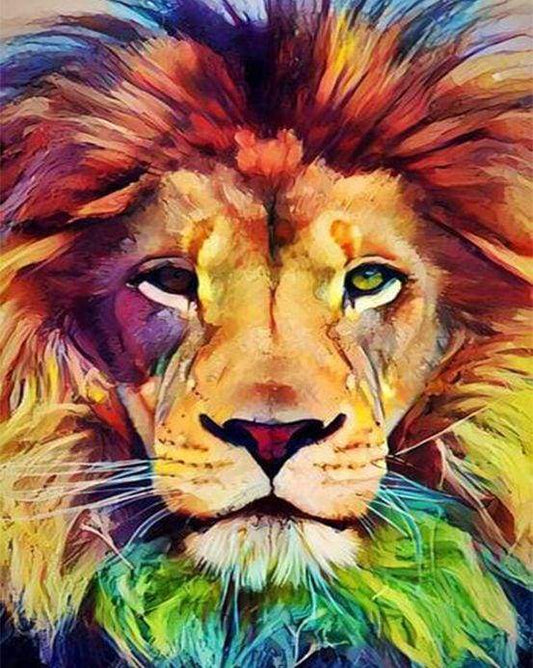 Leone Colorato Diamond Painting