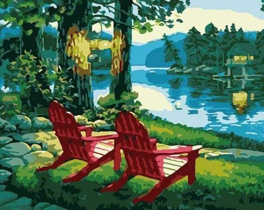 Lettini Prendisole Sul Lago Diamond Painting