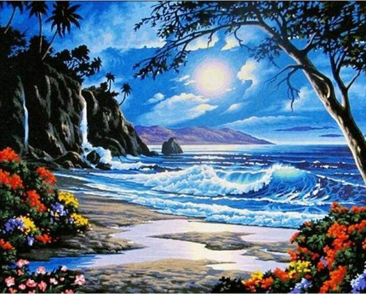 Luna Sul Mare Diamond Painting