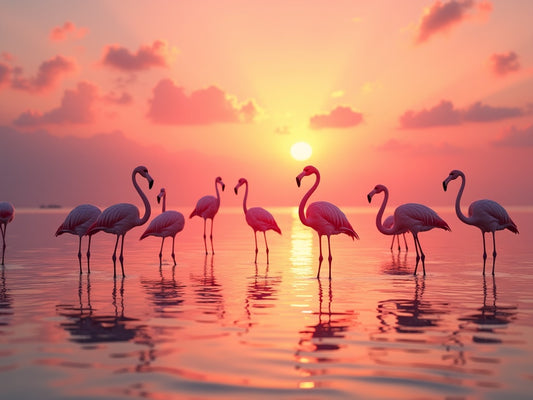 Diamond Painting Fenicotteri Rosa