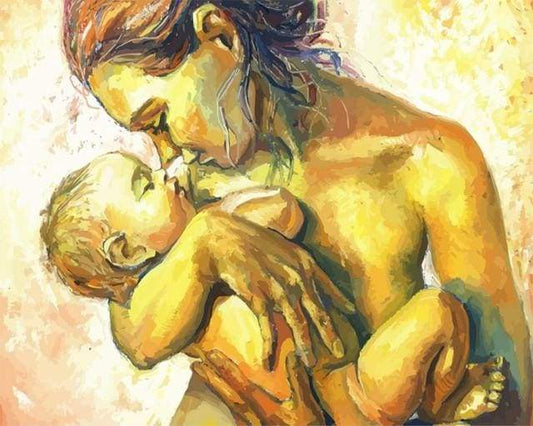 Madre E Figlio Nudi Diamond Painting kit diamond painting