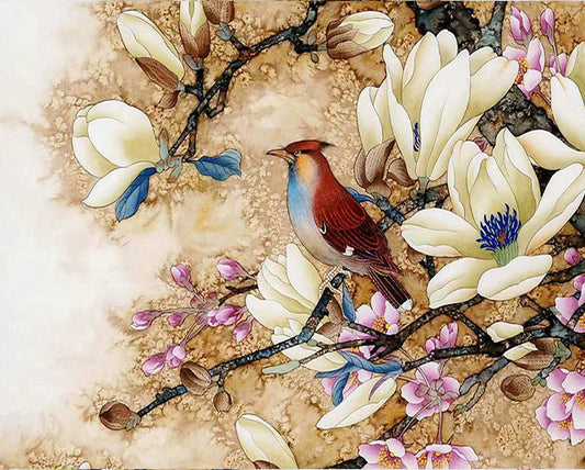 Magnolie In Fiore Diamond Painting
