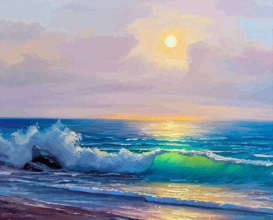 Mare E Onde Diamond Painting