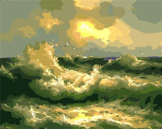 Mare Tempestoso Diamond Painting