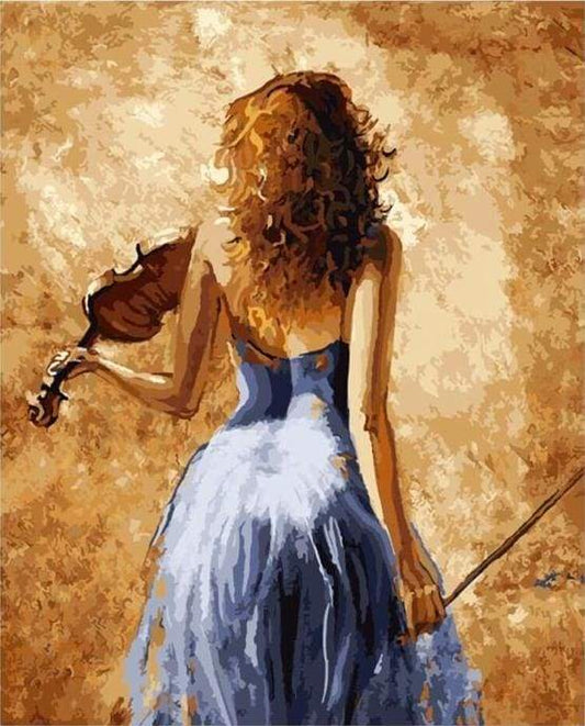 Misterioso Violinista Diamond Painting