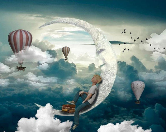 Mongolfiere fra le novole Diamond Painting | Seos Shop ®