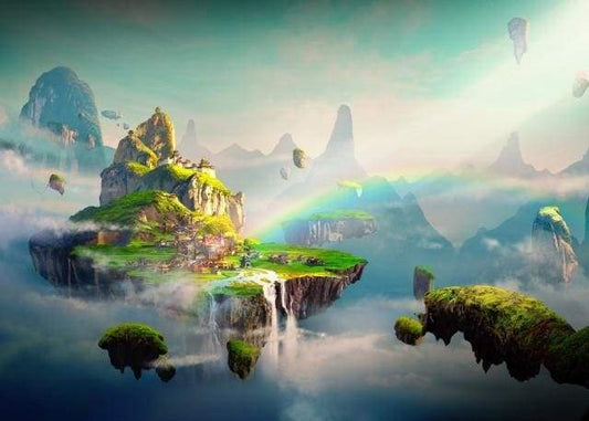 Montagne Arcobaleno Diamond Painting
