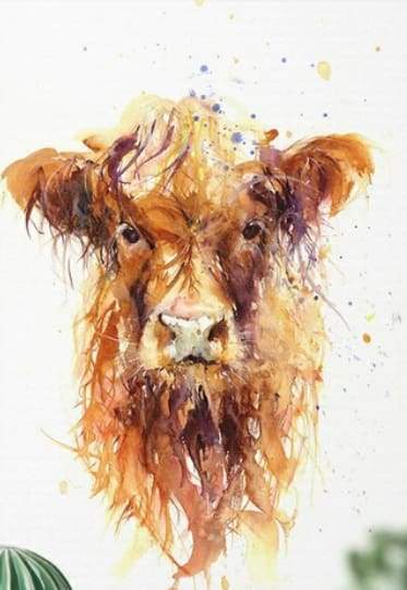 Mucca Gialla Diamond Painting