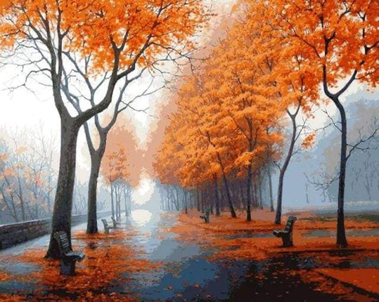 Nebbia Autunnale Diamond Painting