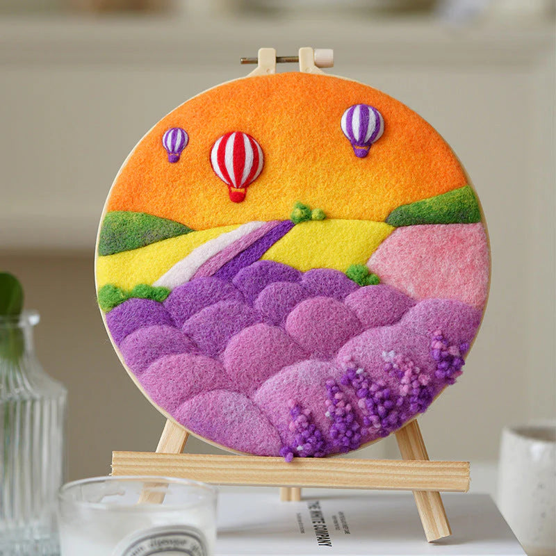 Needle Felting Mongolfiere Diamond Painting | Seos Shop ®