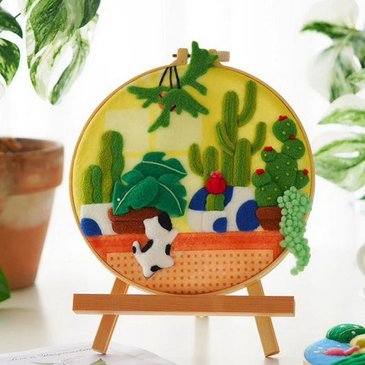 Needle Felting Piante e cactus Diamond Painting