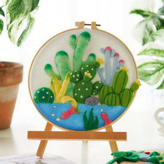 Needle Felting Piante e pesce Diamond Painting