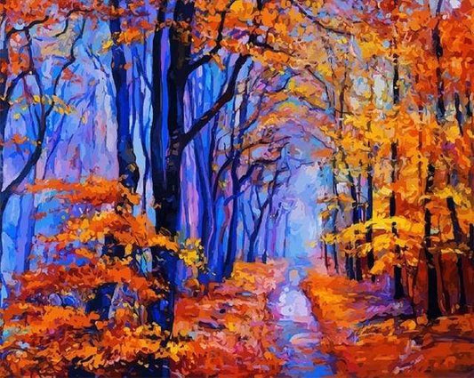Nella Foresta Durante L'Autunno Diamond Painting