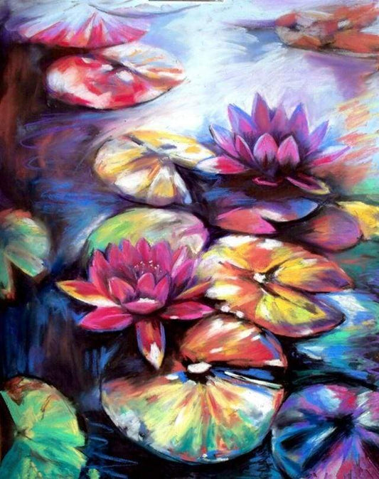 Ninfee Colorate Diamond Painting