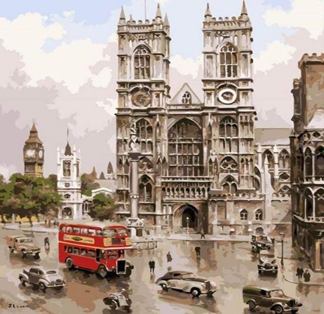 Notre Dame Retrò Diamond Painting