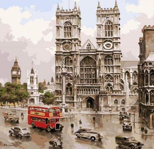 Notre Dame Retrò Diamond Painting
