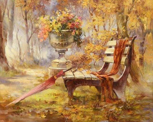 Ombrellone Nel Parco Diamond Painting