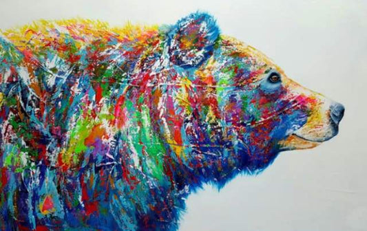 Orso Multicolore Diamond Painting