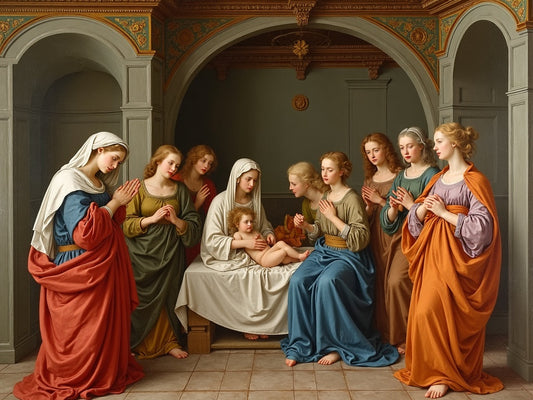 Diamond Painting Nascita della Vergine - Ghirlandaio