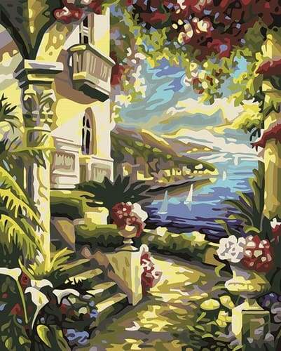 Padiglione Sulla Spiaggia Diamond Painting