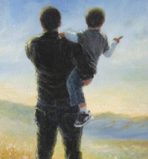 Padre E Figlio Diamond Painting