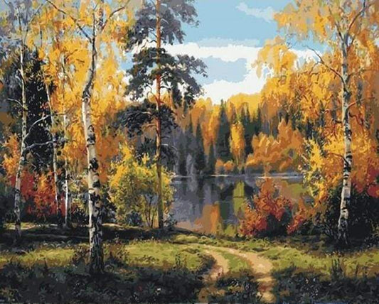 Paesaggio Autunnale Diamond Painting