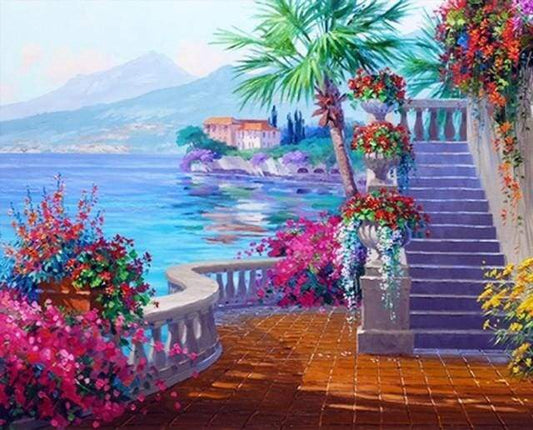 Paesaggio Balneare Europeo Diamond Painting
