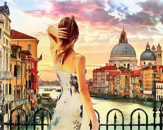 Paesaggio Europeo Diamond Painting