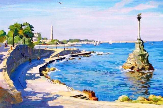 Paesaggio Marittimo Costiero Diamond Painting