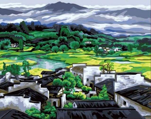 Paesaggio Oscuro Diamond Painting kit diamond painting