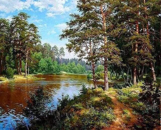 Paesaggio Silvestre In Estate Diamond Painting