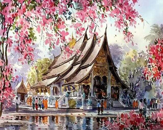 Palazzo In Primavera Diamond Painting | Seos Shop ®