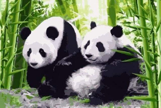 Panda In Giappone Diamond Painting
