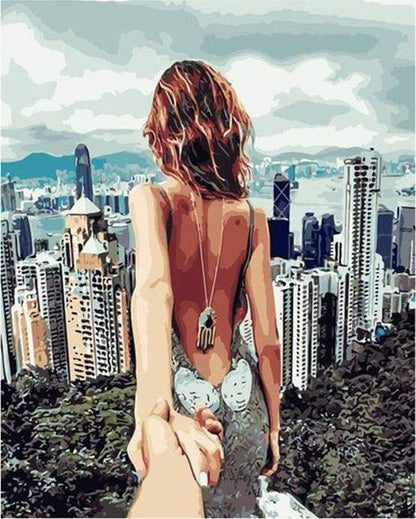 Passeggiata Romantica Sulle Colline Di Hong Kong Diamond Painting | Seos Shop ®