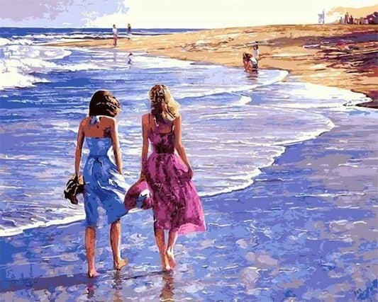 Passeggiata Sulla Spiaggia Diamond Painting