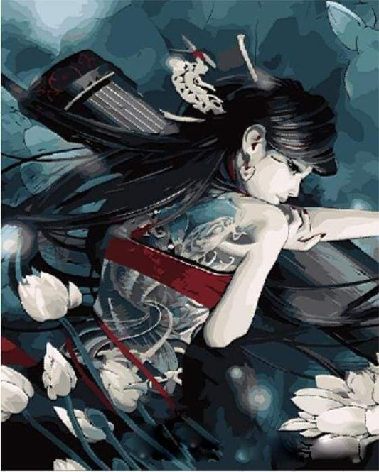 Personaggio Con La Spada Diamond Painting