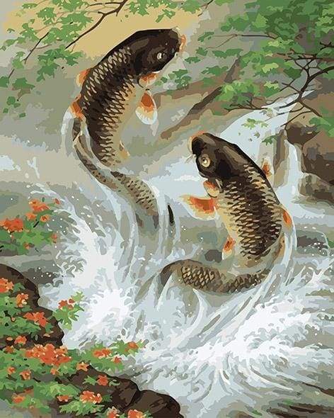 Pesci Nel Fiume Diamond Painting