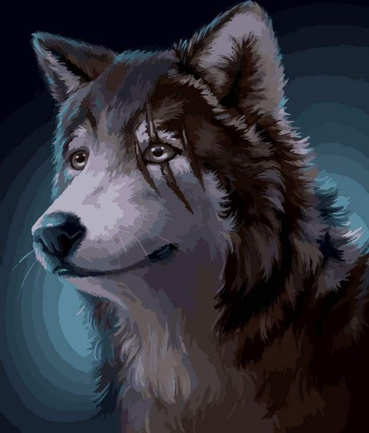 Piccolo Lupo Carino Diamond Painting