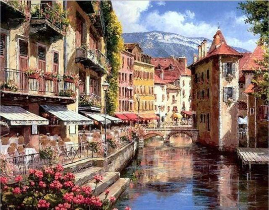 Piccolo Villaggio Di Montagna Diamond Painting