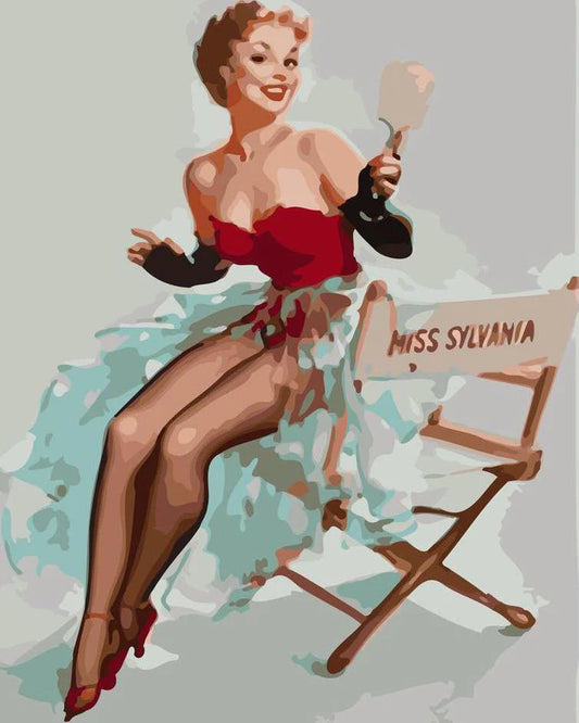 Pin-up Miss Sylvania Diamond Painting
