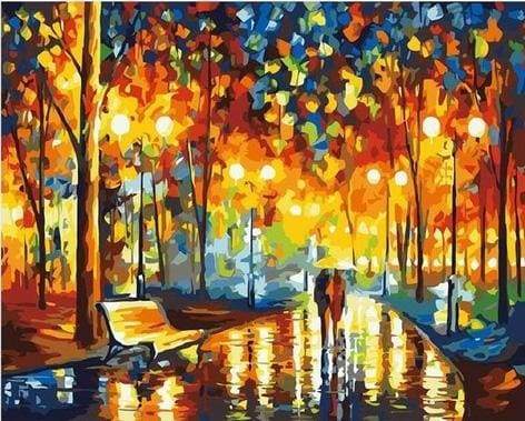 Pioggia Al Parco Diamond Painting