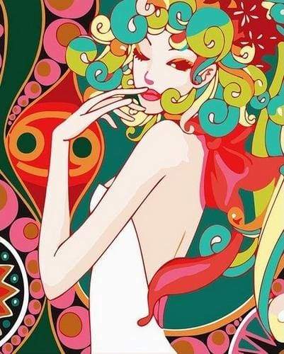 Pop Art Asiatica Diamond Painting