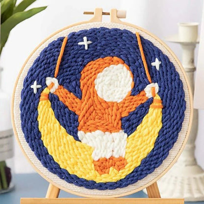 Punch Needle Kit Altalena fra le stelle Diamond Painting