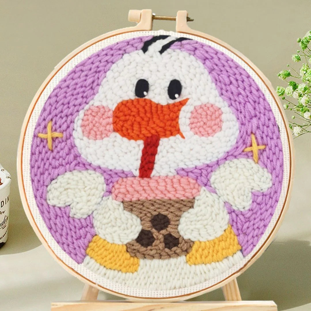 Punch Needle Kit Anatra felice Diamond Painting | Seos Shop ®